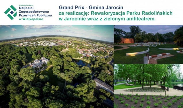 rewaloryzacja Parku Radolińskich w Jarocinie wraz z zielonym amfiteatrem